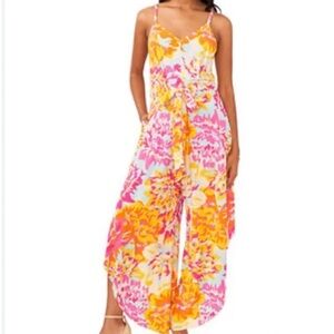 1.STATE floral jumpsuit